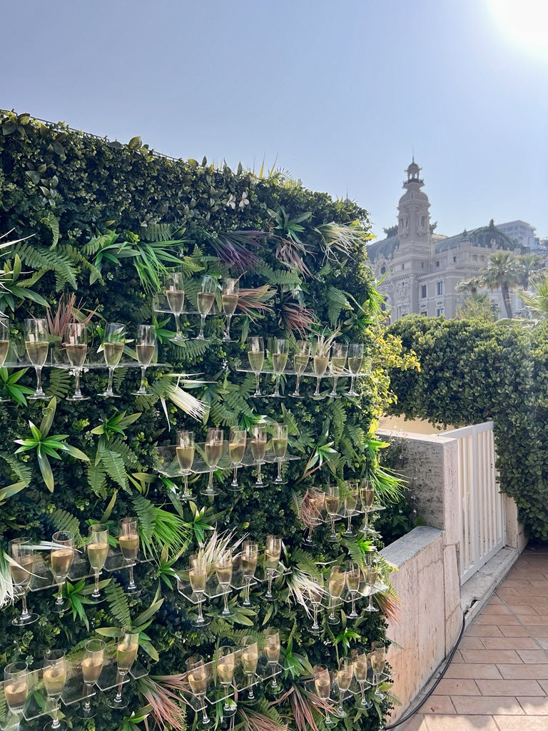 Farewell Party - Champagne Wall