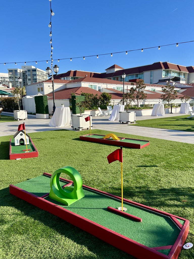 Mini Golf at Reception